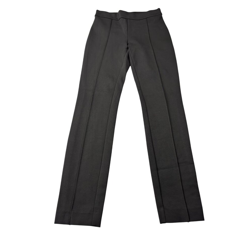 H&M Womens Olive Trousers XS Viscose Blend Straight Leg Made In Bangladesh